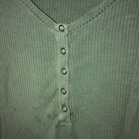American Eagle Soft & Sexy Ribbed Long Sleeve T - Picture 2 of 3